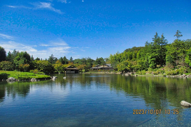 2023年10月7日 第4回花シリーズウォーク 昭和記念公園の日本庭園